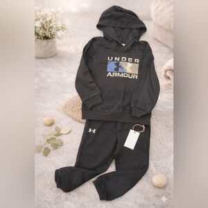 Under Armour Navy Blue Hoodie and Pants Set